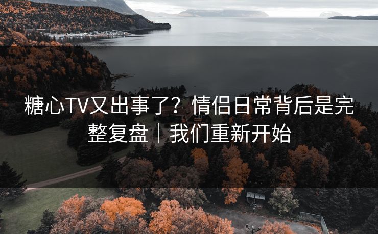 糖心TV又出事了?情侣日常背后是完整复盘|我们重新开始